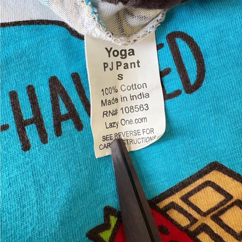 LazyOne “I’m Eggs-hausted” Bacon Eggs Pajama Pants – Women’s Small 100% Cotton - Picture 10 of 10